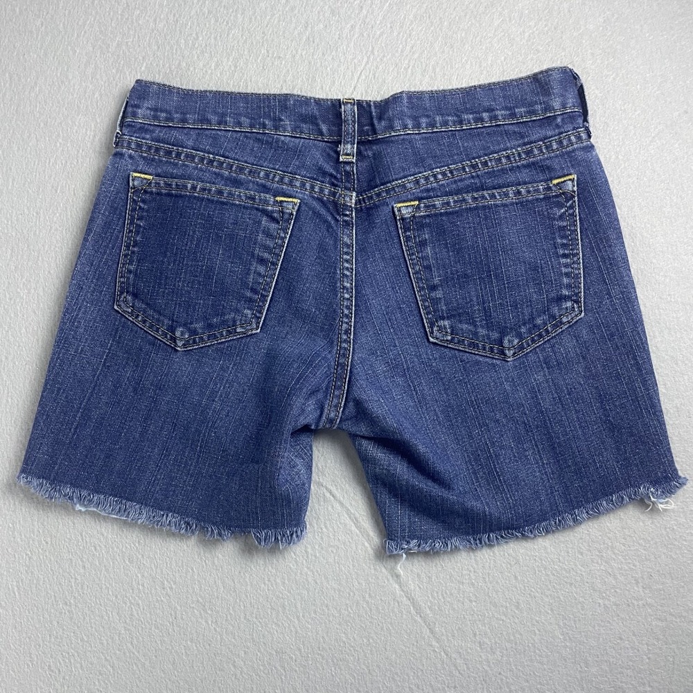 The Diva Denim Jean‎ Shorts Size 6 Reg Frayed Hem Blue Casual Everyday - Picture 2 of 11